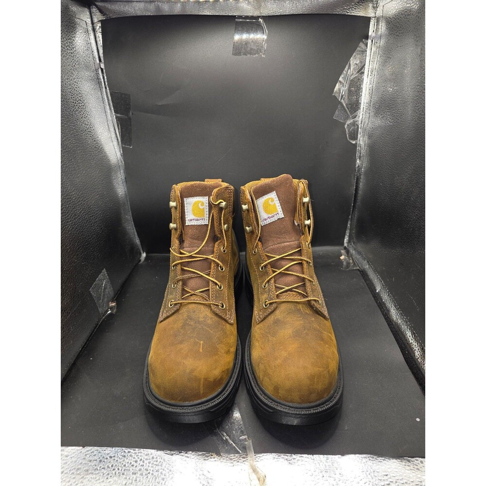 Carhartt Women’s Ironwood Waterproof 6” Work Boots Size 9M Brown Soft Toe
